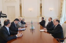İlham Əliyev İranın xarici işlər nazirinin müavininin başçılıq etdiyi heyətini qəbul edib