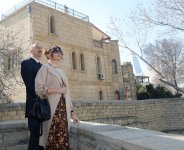 Prezident İlham Əliyev və xanımı Şirvanşahlar Sarayı Kompleksində yeni yaradılmış muzey ekspozisiyası ilə tanış olublar (FOTO)