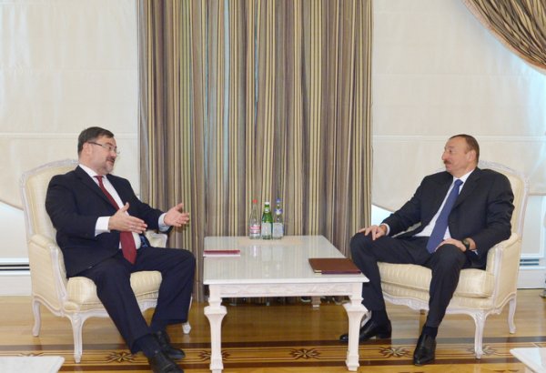 Prezident İlham Əliyev ATƏT-in Bakı layihə əlaqələndiricisini qəbul edib