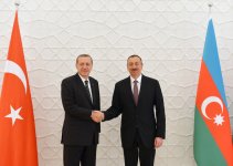 Prezident İlham Əliyevin Türkiyənin Baş naziri Rəcəb Tayyib Ərdoğanla təkbətək görüşü olub (FOTO)
