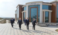 Prezident İlham Əliyev Naxçıvan Beynəlxalq Hava Limanının yeni inzibati binasının açılışında iştirak edib (FOTO)