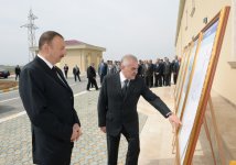 Azərbaycan Prezidenti Naxçıvan Şəhər Su Anbarı və Sutəmizləyici Qurğular Kompleksinin istifadəyə verilməsi mərasimində iştirak edib (FOTO)