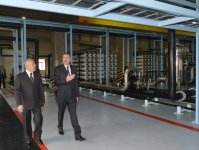Azərbaycan Prezidenti Naxçıvan Şəhər Su Anbarı və Sutəmizləyici Qurğular Kompleksinin istifadəyə verilməsi mərasimində iştirak edib (FOTO)