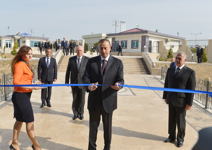 Prezident İlham Əliyev Naxçıvan Beynəlxalq Hava Limanının yeni inzibati binasının açılışında iştirak edib (FOTO)
