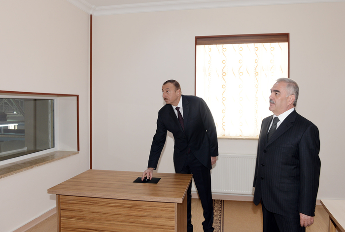 Azərbaycan Prezidenti Naxçıvan Şəhər Su Anbarı və Sutəmizləyici Qurğular Kompleksinin istifadəyə verilməsi mərasimində iştirak edib (FOTO)