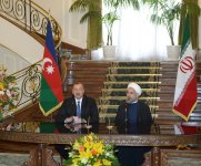 Prezident İlham Əliyev: Bizim ən ağrılı problemimiz olan Dağlıq Qarabağ münaqişəsinin həlli üçün İranın dəstəyi çox önəmlidir  (FOTO)