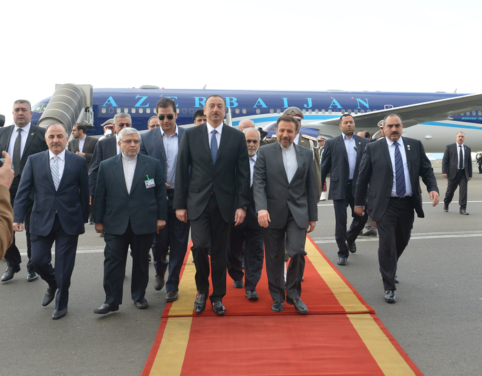 Prezident İlham Əliyevin İrana rəsmi səfəri başlayıb (FOTO)
