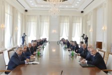 Prezident İlham Əliyev: Bizim xarici siyasətimiz açıqdır, prinsipialdır və beynəlxalq hüquqa, ədalətə söykənir (FOTO)