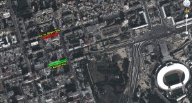 Bakının mərkəzi yollarından birində hərəkət məhdudlaşdırıldı (FOTO)