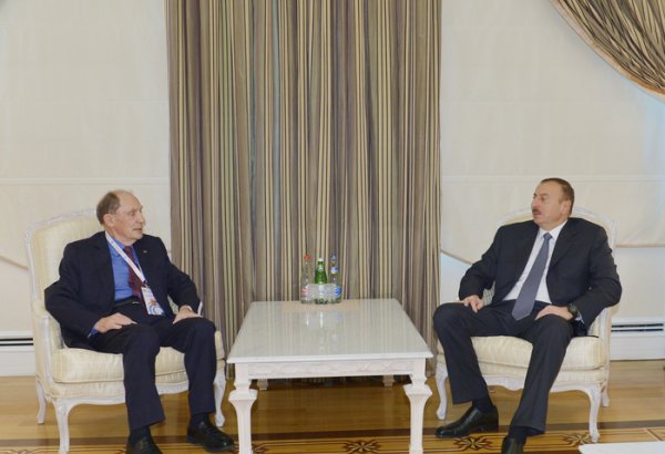 Prezident İlham Əliyev Andorranın keçmiş Baş nazirini qəbul edib