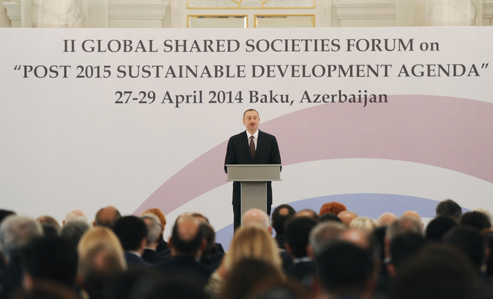 Prezident İlham Əliyev Bakıda II Qlobal Açıq Cəmiyyətlər Forumunun açılış mərasimində iştirak edib