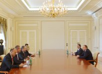 İlham Əliyev İsrailin xarici işlər nazirini qəbul edib