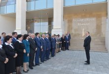 Prezident İlham Əliyev Ağdaşda Heydər Əliyev Mərkəzinin açılışında iştirak edib (FOTO)