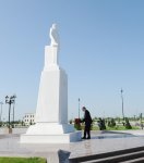 Prezident İlham Əliyev Ağdaş rayonuna səfərə gəlib (FOTO)
