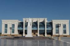 Prezident İlham Əliyev Ağdaş rayonuna səfərə gəlib (FOTO)