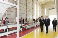 İlham Əliyev Ağdaşda Gilan yem emalı zavodunun açılışında iştirak edib  (FOTO)