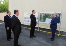 Ağdaşda Ləki dəmir yolu vağzalının yeni binasının açılışı olub (FOTO)