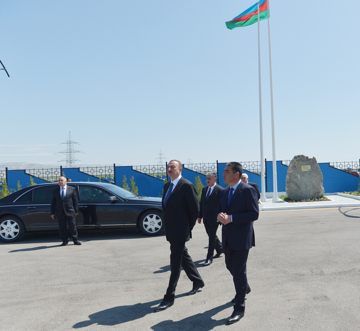 Prezident İlham Əliyev "Ağdaş" elektrik yarımstansiyasının açılışında iştirak edib (FOTO)