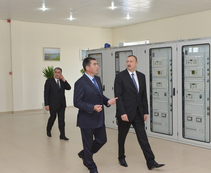 Prezident İlham Əliyev "Ağdaş" elektrik yarımstansiyasının açılışında iştirak edib (FOTO)