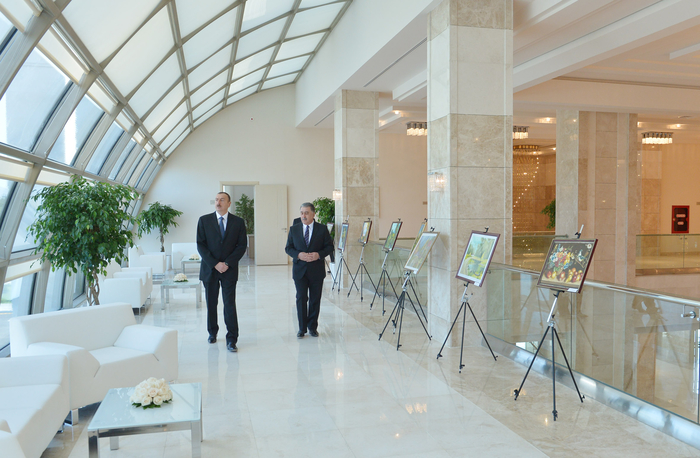 Prezident İlham Əliyev Ağdaşda Heydər Əliyev Mərkəzinin açılışında iştirak edib (FOTO)