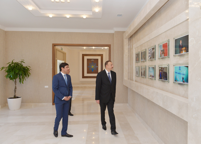 Yeni Azərbaycan Partiyası Ağdaş rayon təşkilatının inzibati binası istifadəyə verilib (FOTO)
