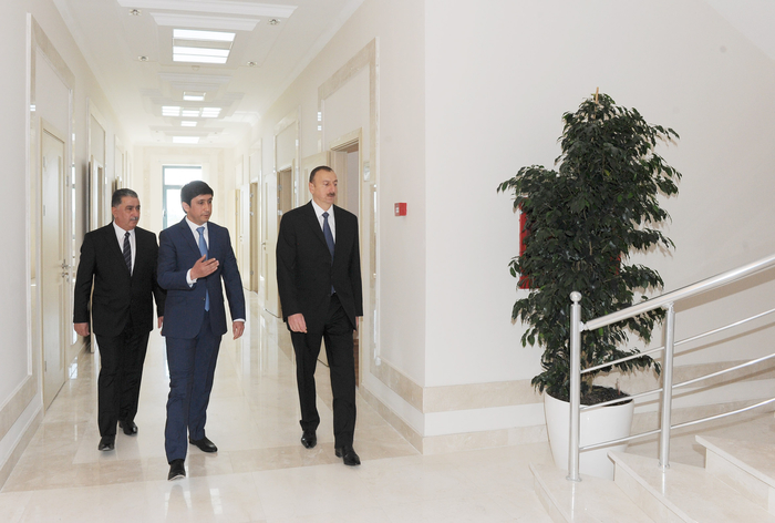 Yeni Azərbaycan Partiyası Ağdaş rayon təşkilatının inzibati binası istifadəyə verilib (FOTO)