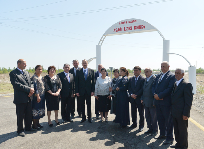 Prezident İlham Əliyev: Mənim üçün ən böyük mükafat sizin yaxşı yaşamağınızdır (FOTO)