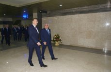 Prezident İlham Əliyev Heydər Əliyev prospektində avtomobillər və piyadalar üçün yeni tikilmiş yeraltı keçidin açılışında iştirak edib  (FOTO)