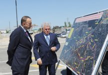 Prezident İlham Əliyev Heydər Əliyev prospektində avtomobillər və piyadalar üçün yeni tikilmiş yeraltı keçidin açılışında iştirak edib  (FOTO)