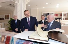 İlham Əliyev "Azərbaycan Milli Ensiklopediyası" Elmi Mərkəzinin yeni binasının açılışında iştirak edib (FOTO)