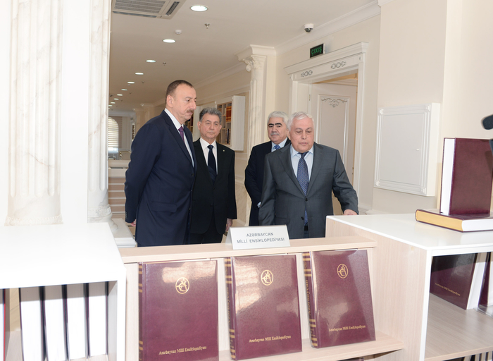 İlham Əliyev "Azərbaycan Milli Ensiklopediyası" Elmi Mərkəzinin yeni binasının açılışında iştirak edib (FOTO)