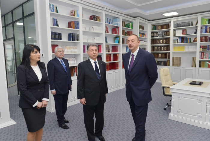Prezident İlham Əliyev AMEA-nın Mərkəzi Kitabxanasının yeni binasının açılışında iştirak edib (FOTO)