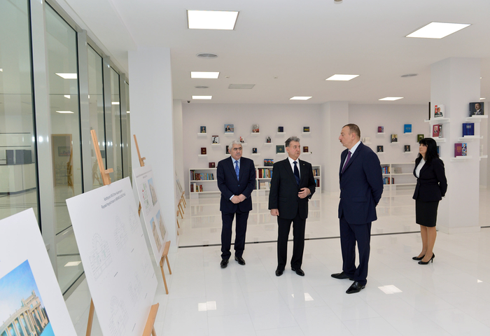 Prezident İlham Əliyev AMEA-nın Mərkəzi Kitabxanasının yeni binasının açılışında iştirak edib (FOTO)