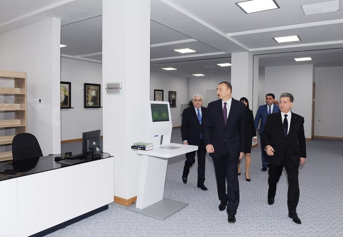 Prezident İlham Əliyev AMEA-nın Mərkəzi Kitabxanasının yeni binasının açılışında iştirak edib (FOTO)