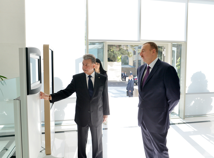 Prezident İlham Əliyev AMEA-nın Mərkəzi Kitabxanasının yeni binasının açılışında iştirak edib (FOTO)