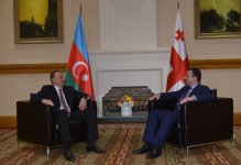 İlham Əliyev Gürcüstanın Baş naziri ilə görüşüb