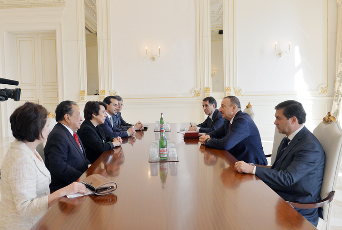 İlham Əliyev Hondurasın xarici işlər və beynəlxalq əməkdaşlıq nazirini qəbul edib
