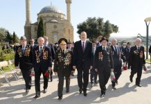İlham Əliyev: Azərbaycanda veteranlara böyük diqqət və qayğı göstərilir (ƏLAVƏ OLUNUB) (FOTO)