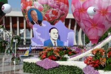Prezident İlham Əliyev və xanımı Gül bayramında iştirak ediblər (FOTO)