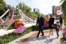 Prezident İlham Əliyev və xanımı Gül bayramında iştirak ediblər (FOTO)