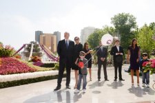 Prezident İlham Əliyev və xanımı Gül bayramında iştirak ediblər (FOTO)