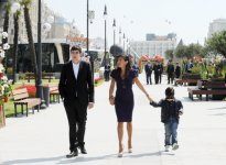 Prezident İlham Əliyev və xanımı Gül bayramında iştirak ediblər (FOTO)