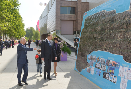 Prezident İlham Əliyev və xanımı Gül bayramında iştirak ediblər (FOTO)