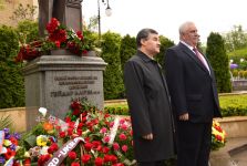 Ulu öndər Heydər Əliyevin xatirəsi Ukraynada anılıb (FOTO)