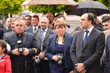 Ulu öndər Heydər Əliyevin xatirəsi Ukraynada anılıb (FOTO)