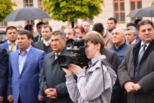 Ulu öndər Heydər Əliyevin xatirəsi Ukraynada anılıb (FOTO)