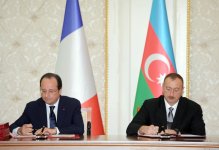 Azərbaycan və Fransa arasında 7 sənəd imzalanıb (ƏLAVƏ OLUNUB) (FOTO)