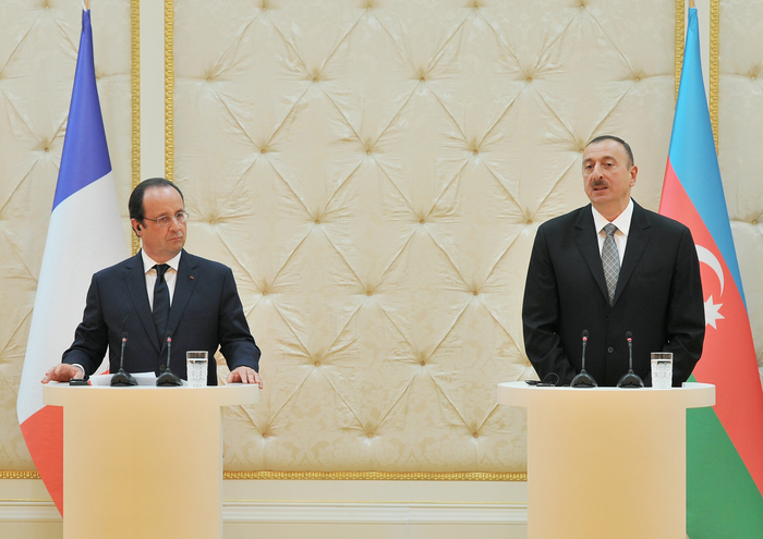 Prezident İlham Əliyev: Azərbaycan və Fransa arasında siyasi əlaqələr yüksək səviyyədədir (ƏLAVƏ OLUNUB) (FOTO)