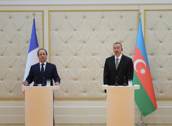 Prezident İlham Əliyev: Azərbaycan və Fransa arasında siyasi əlaqələr yüksək səviyyədədir (ƏLAVƏ OLUNUB) (FOTO)