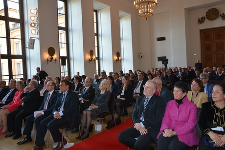 Azərbaycanın birinci xanımı Mehriban Əliyeva Türk-Alman Dostluq Federasiyasının fəxri mükafatına layiq görülüb (FOTO)